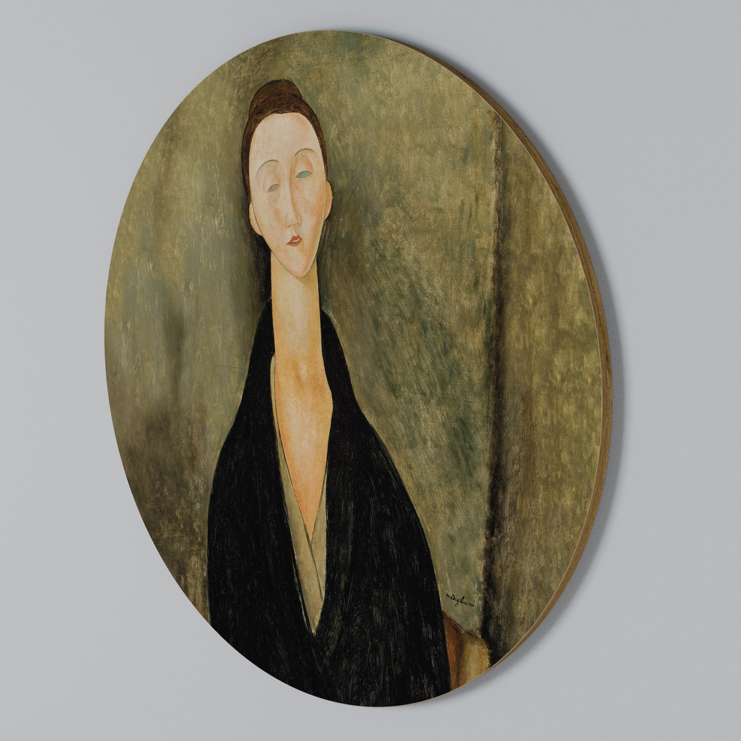 AMEDEO MODIGLIANI Rund väggdekor