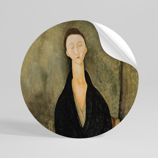 AMEDEO MODIGLIANI Rund väggdekal