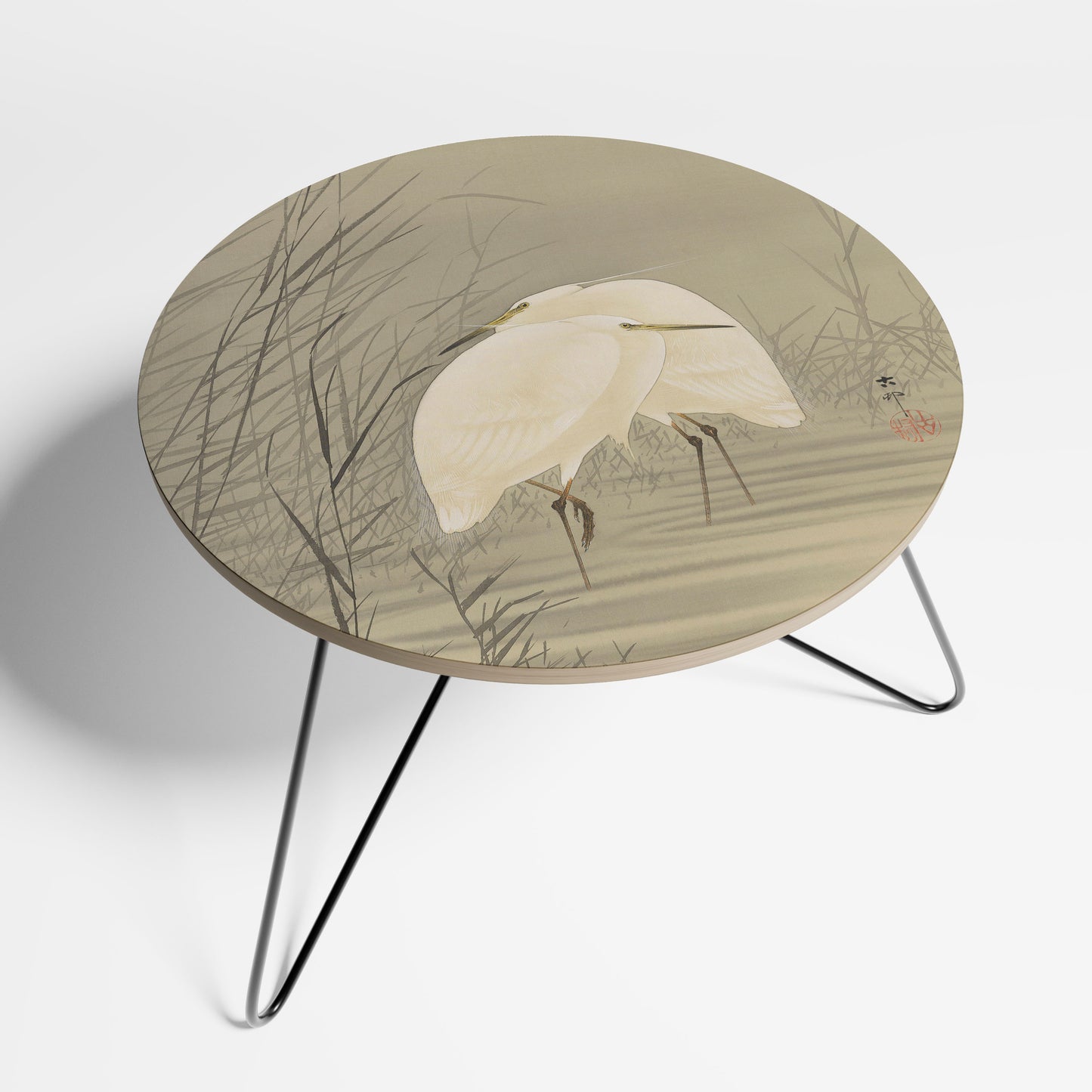 ZILVERREIGERS IN MOERAS Large Coffee Table