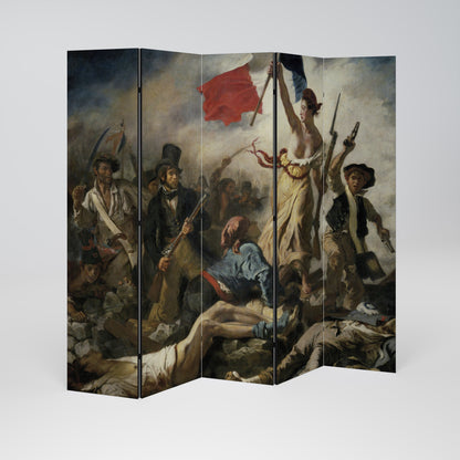 LIBERTY LEADING THE PEOPLE Dekorativ rumsavdelare – 5 paneler
