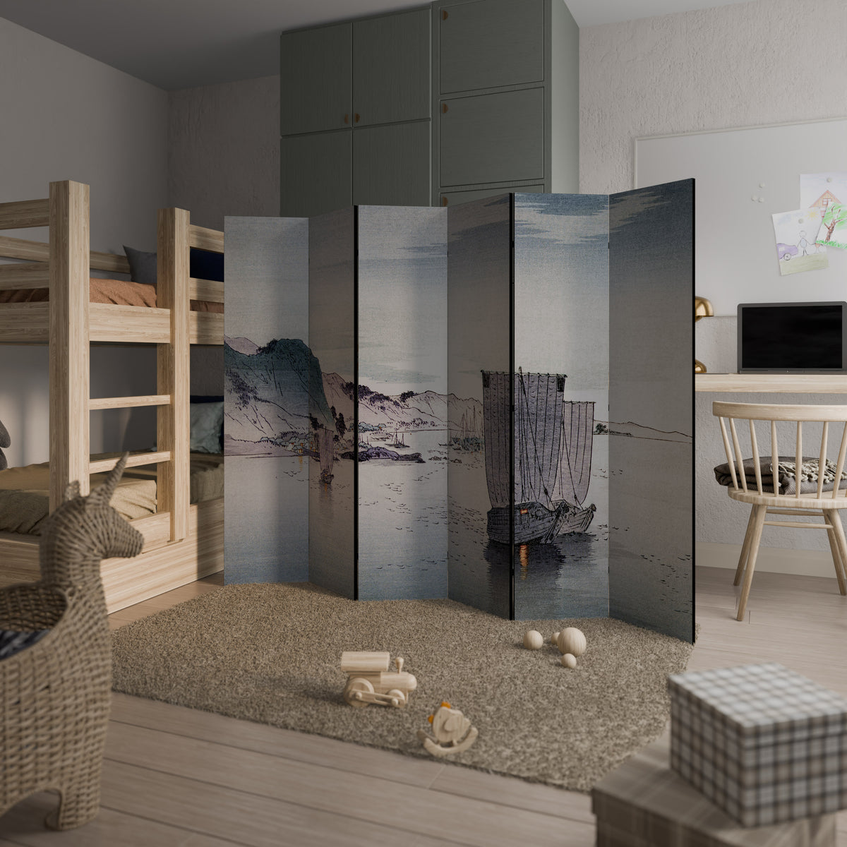 YĹŞGURE NO HANSEN Rumsavdelare 6 paneler