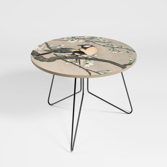 TITS ON CHERRY BRANCH Large Coffee Table