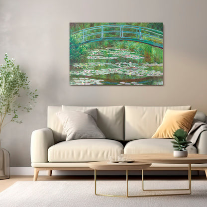 JAPANESE FOOTBRIDGE Horizontal Canvas Print