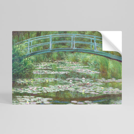 JAPANESE FOOTBRIDGE Självhäftande Horisontell Poster