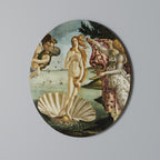 DIVINE BIRTH OF BEAUTY Round Wall Art