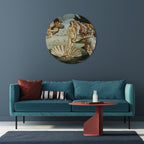 DIVINE BIRTH OF BEAUTY Round Wall Art