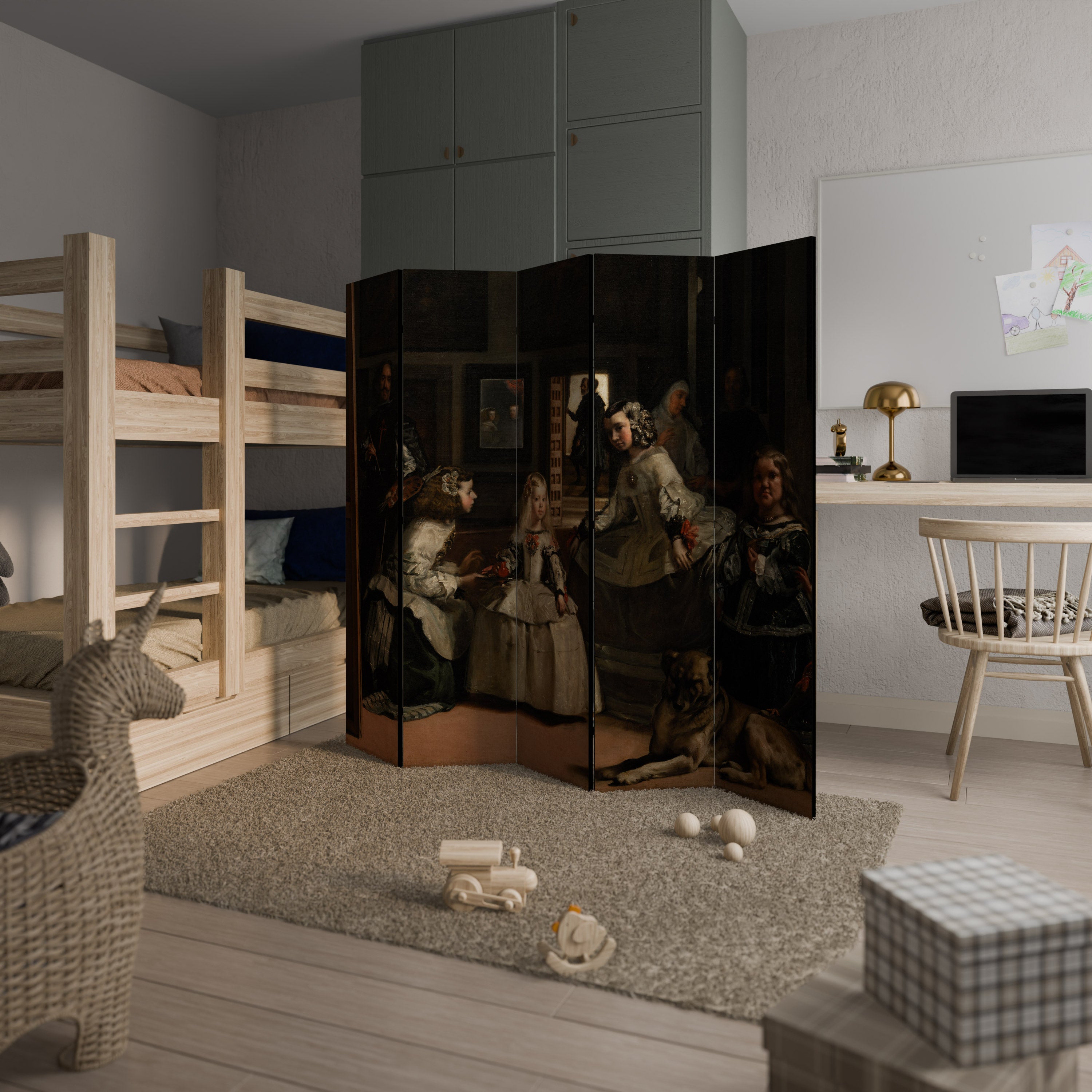 MYSTIQUE OF MOMENTS Dekorativ rumsavdelare – 5 paneler