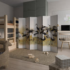 JAPANESE FLOCK OF CRANES Rumsavdelare 6 paneler