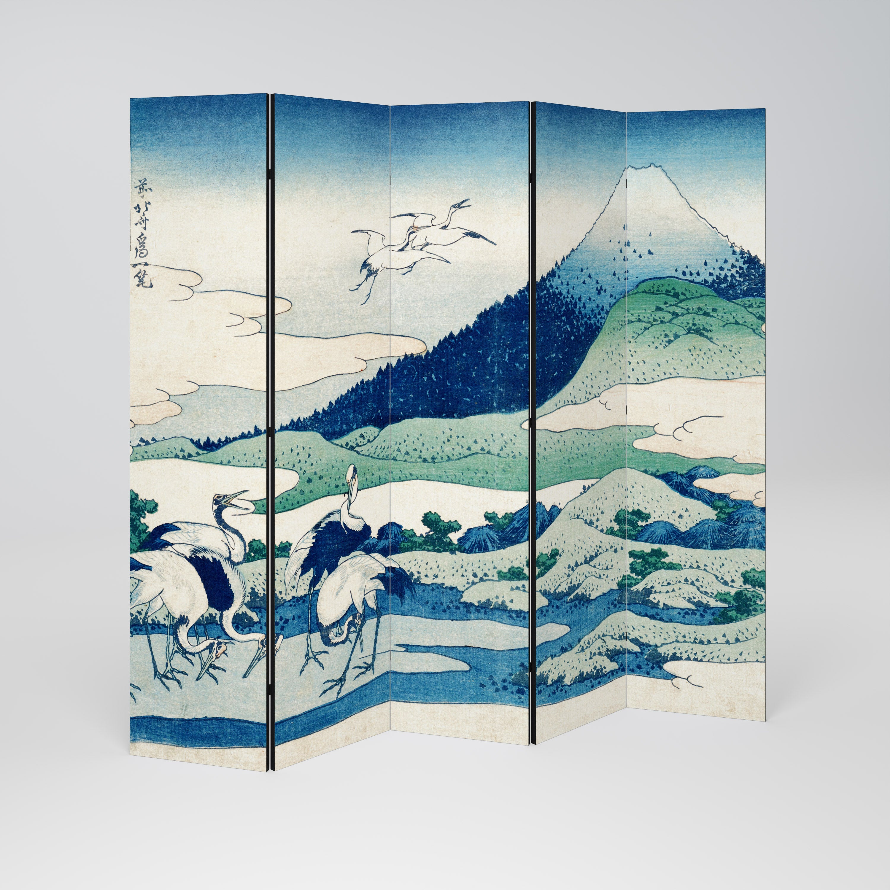 UMEZAWA MANOR Dekorativ rumsavdelare – 5 paneler