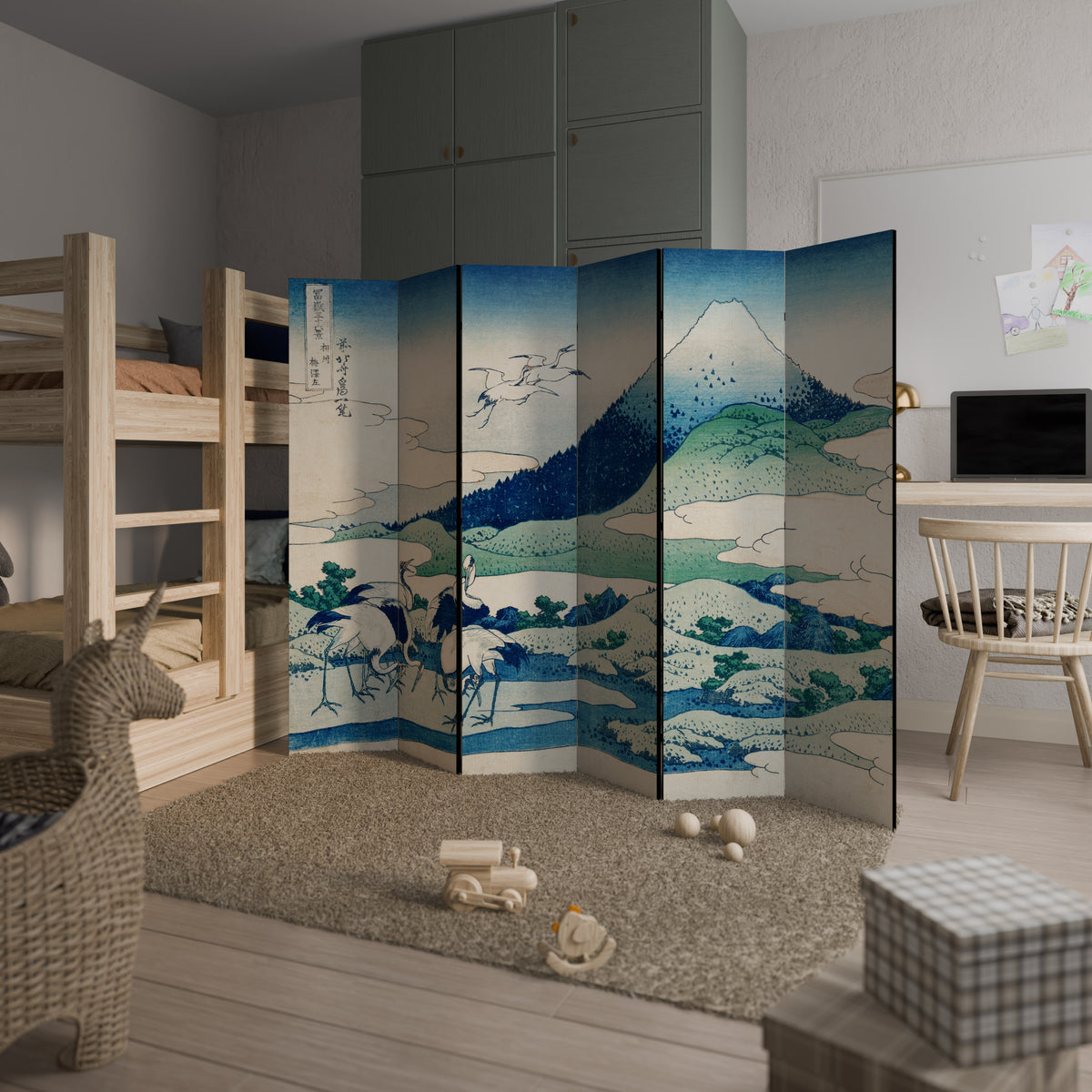 UMEZAWA MANOR Rumsavdelare 6 paneler