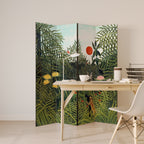 VIRGIN FOREST WITH SUNSET Rumsavdelare 4 paneler