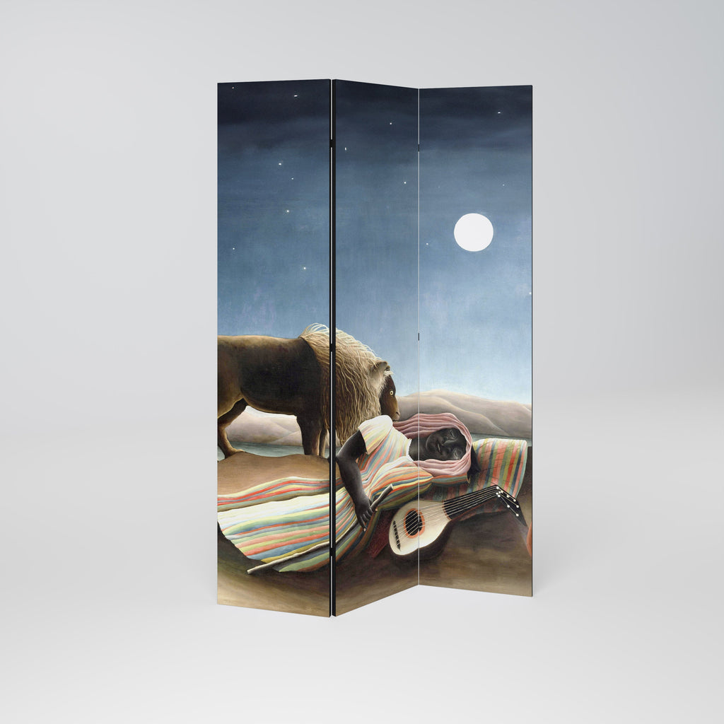 Dekorativ rumsavdelare med 3 paneler THE LEEPING GYPSY