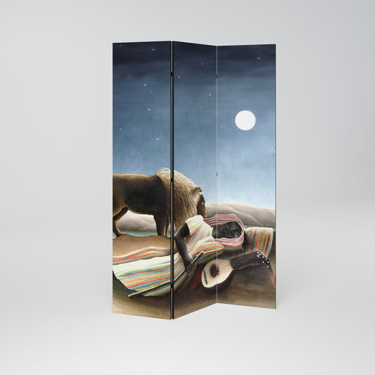 Dekorativ rumsavdelare med 3 paneler THE LEEPING GYPSY