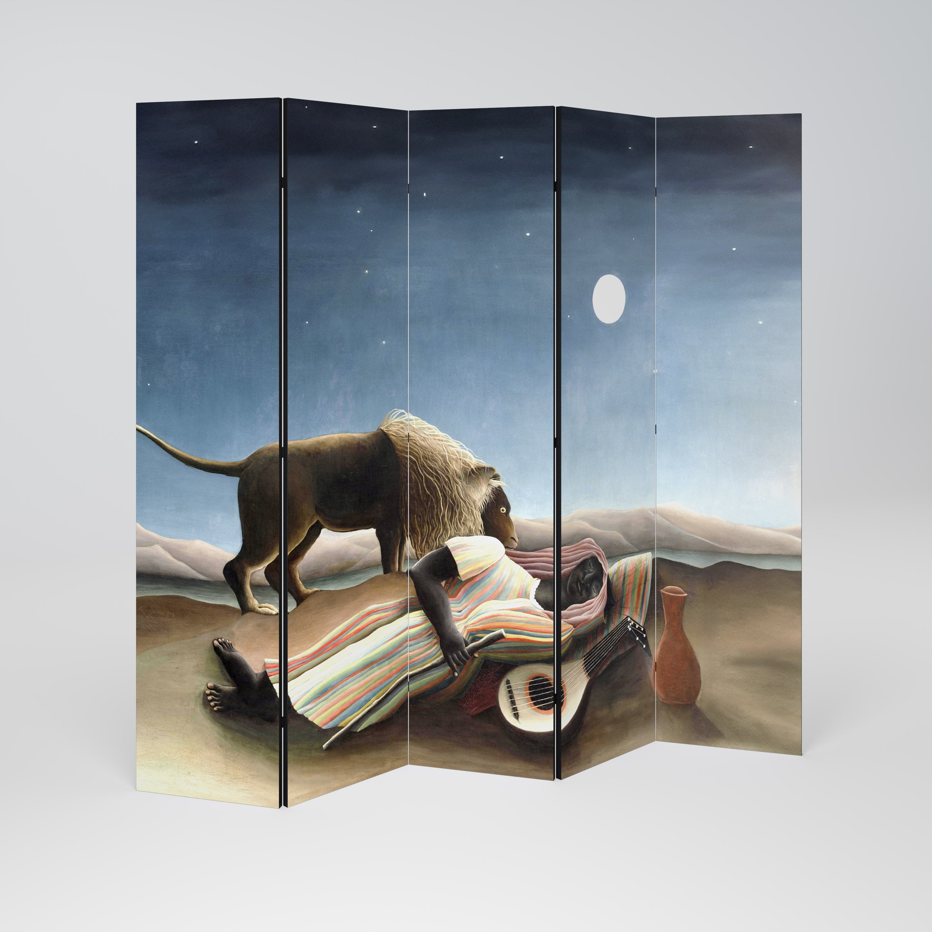 THE SLEEPING GYPSY Dekorativ rumsavdelare – 5 paneler