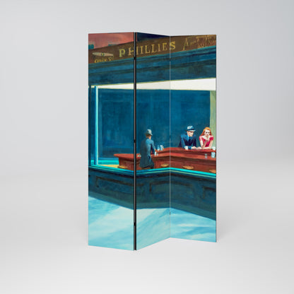 NIGHTHAWKS Dekorativ rumsavdelare – 3 paneler