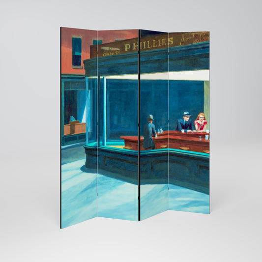 NIGHTHAWKS Rumsavdelare 4 paneler