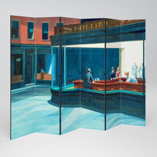 NIGHTHAWKS Rumsavdelare 6 paneler