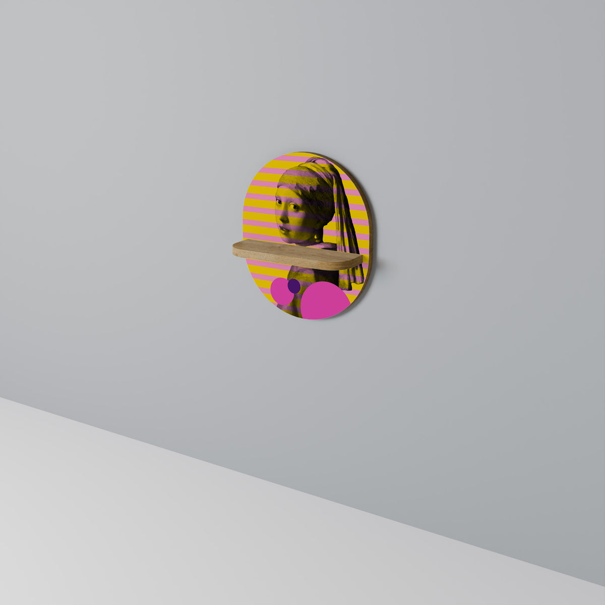 HER WITH A PEARL Dekorationshylla