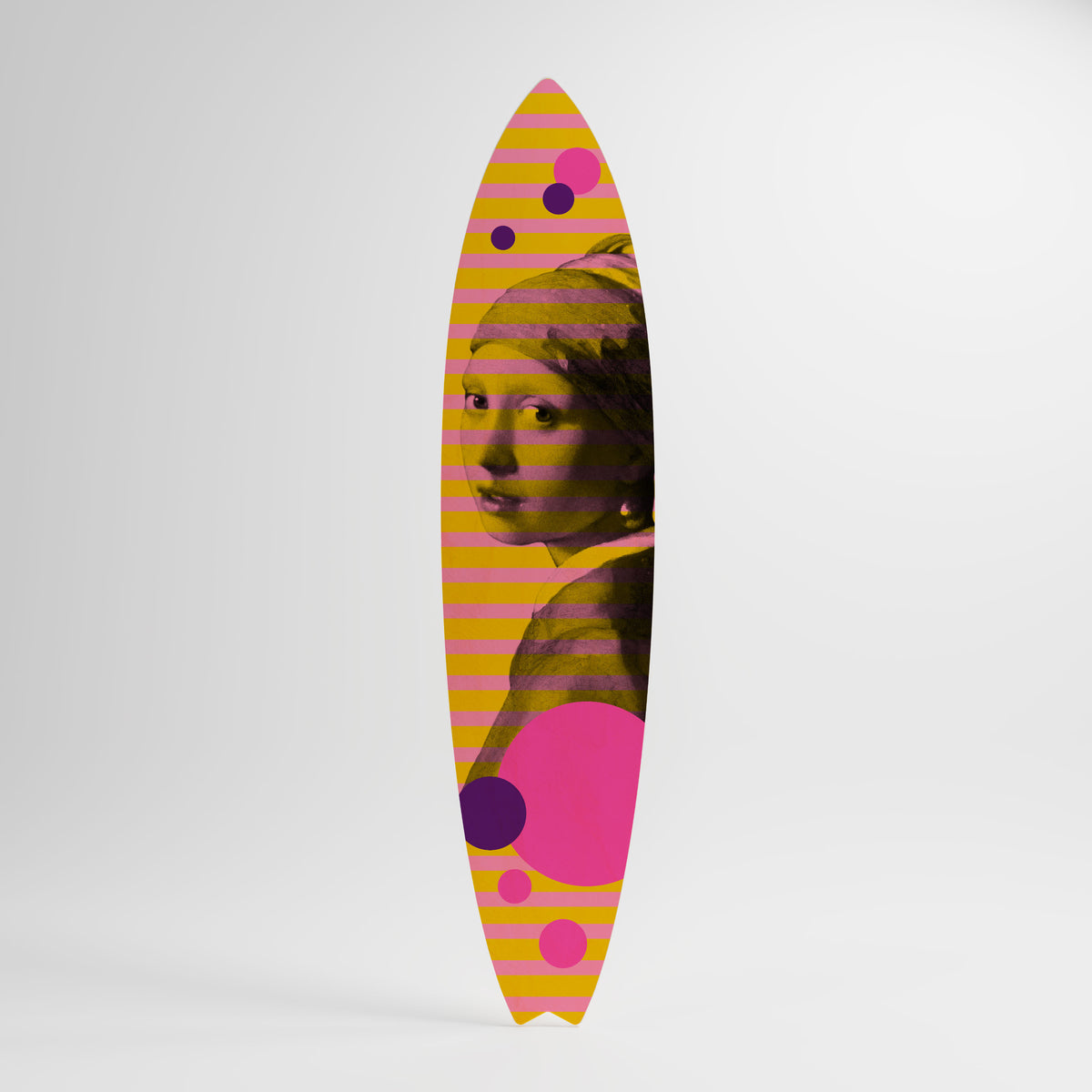 HER WITH A PEARL Dekorativ Surfbräda