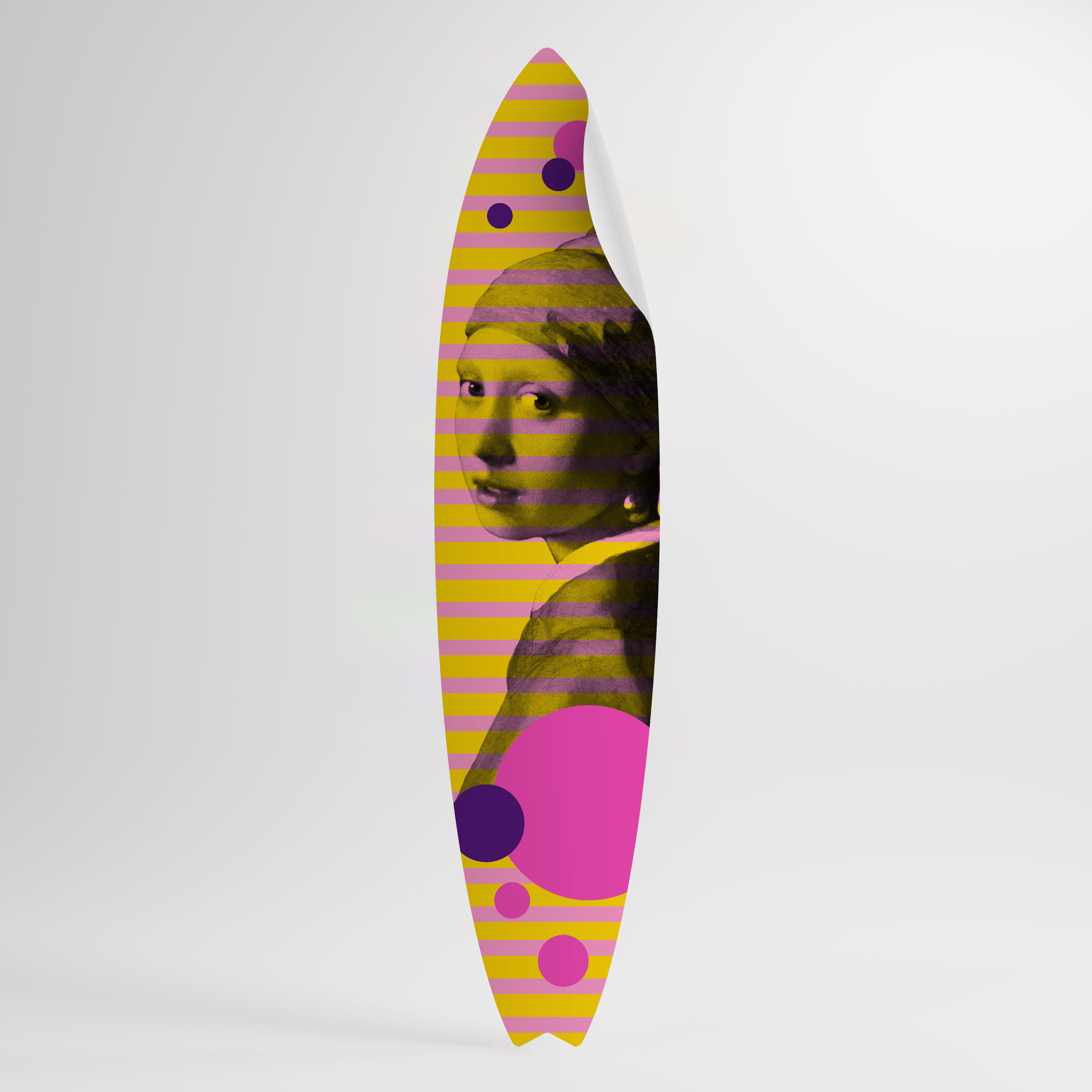 HENNE MED EN PÄRLA Skalbar och självhäftande surfbräda-klistermärke