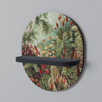 MUSCINAE LAUBMOOSE Oval Art Shelf In Black Finish