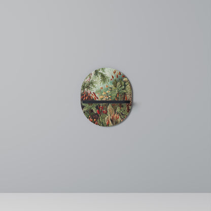 MUSCINAE LAUBMOOSE Oval konsthylla i svart finish