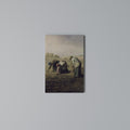 THE GLEANERS Vertical Canvas Print