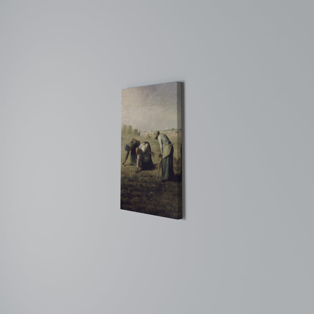 THE GLEANERS Vertical Canvas Print