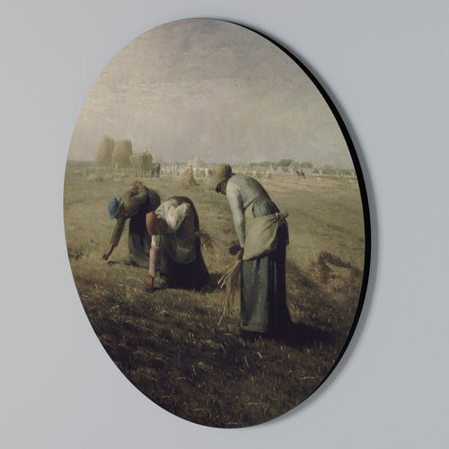THE GLEANERS Rund väggdekor