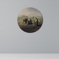 THE GLEANERS Round Wall Art