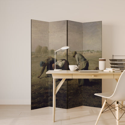 THE GLEANERS Dekorativ rumsavdelare med 4 paneler