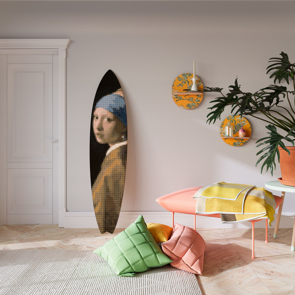 STRUCTURAL MASTERPIECE Surfboard Decorative Panel