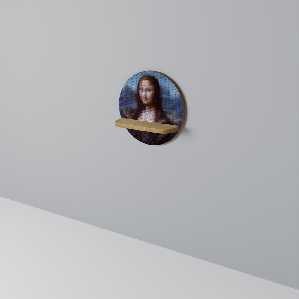 KONSTRUKTIV KONST Rund Konsthylla I Ekeffekt