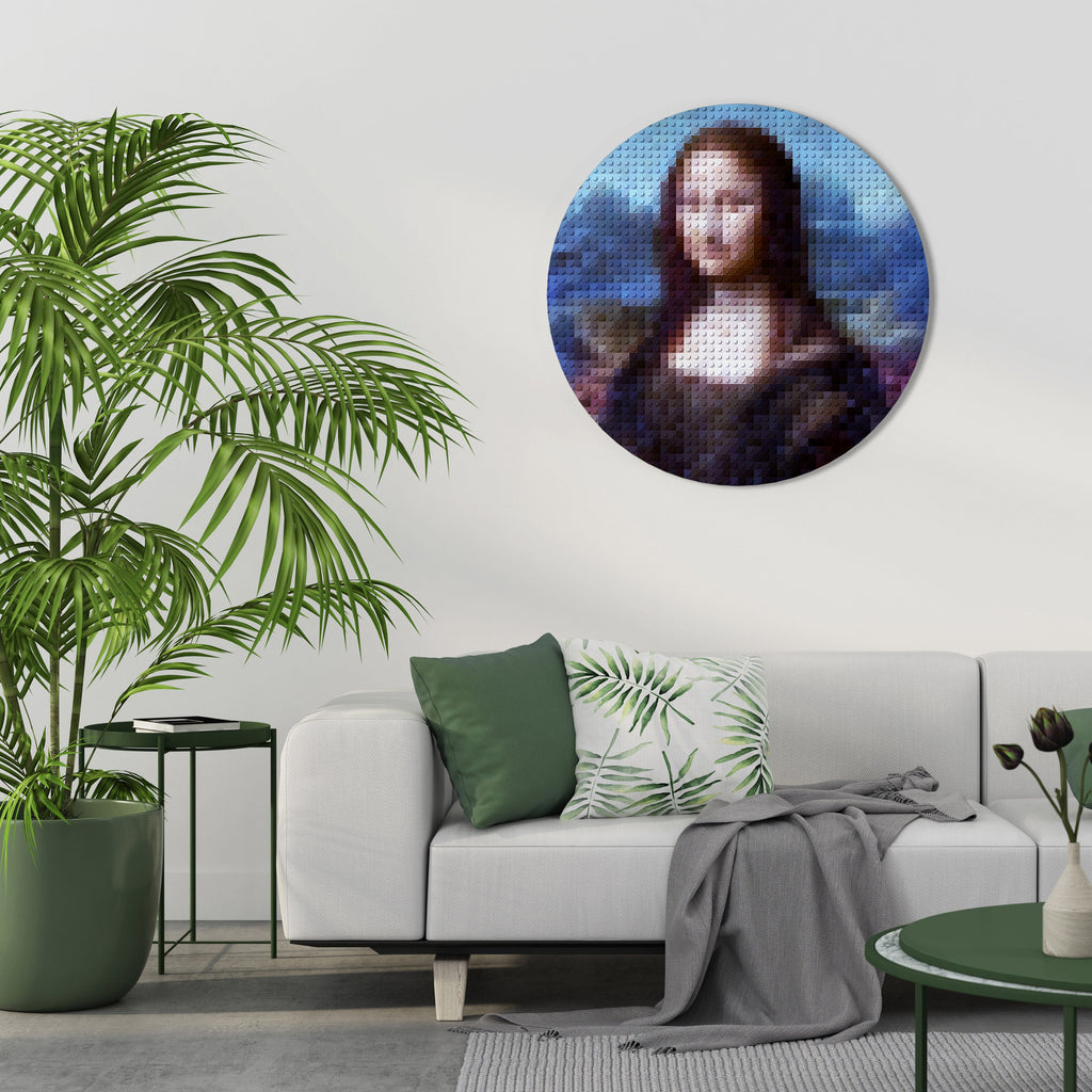 KONSTRUKTIV KONST Rund väggkonst