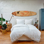 WOMAN, CAT AND EXTRA BROWN Surfboard Decorative Panel