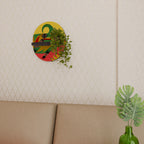 EXPRESSIV AVANYU Oval konsthylla i svart finish