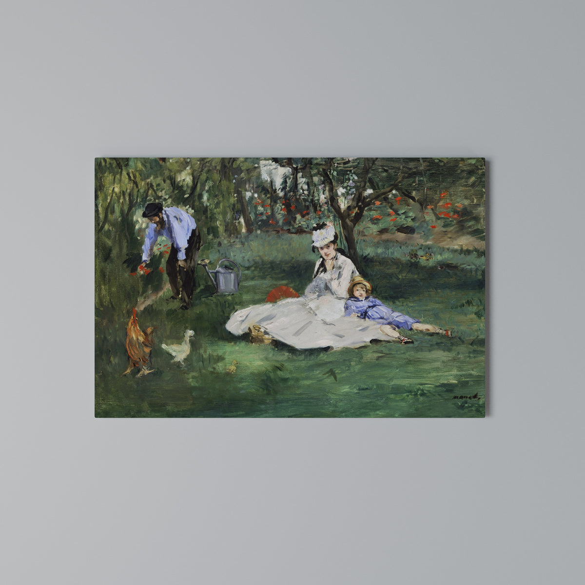 GARDEN OF CHARMS Horizontal Canvas Print