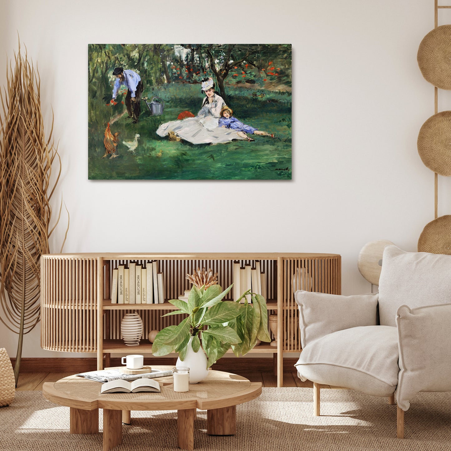 GARDEN OF CHARMS Horizontal Canvas Print