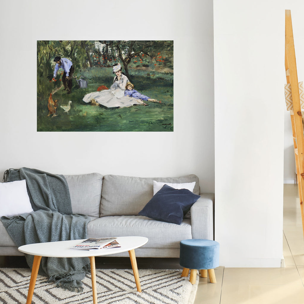 GARDEN OF CHARMS horisontell poster med självhäftande text