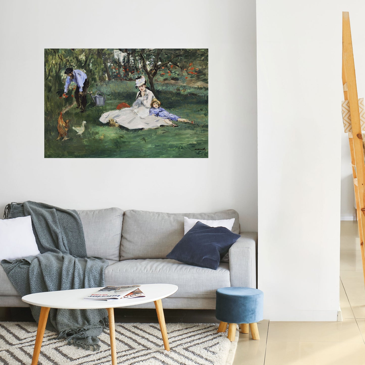 GARDEN OF CHARMS Peel and Stick Horizontal Poster