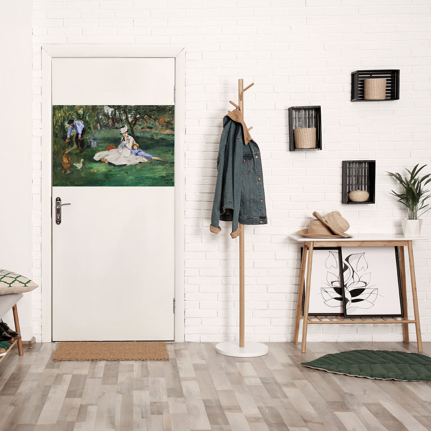 GARDEN OF CHARMS Peel and Stick Horizontal Poster