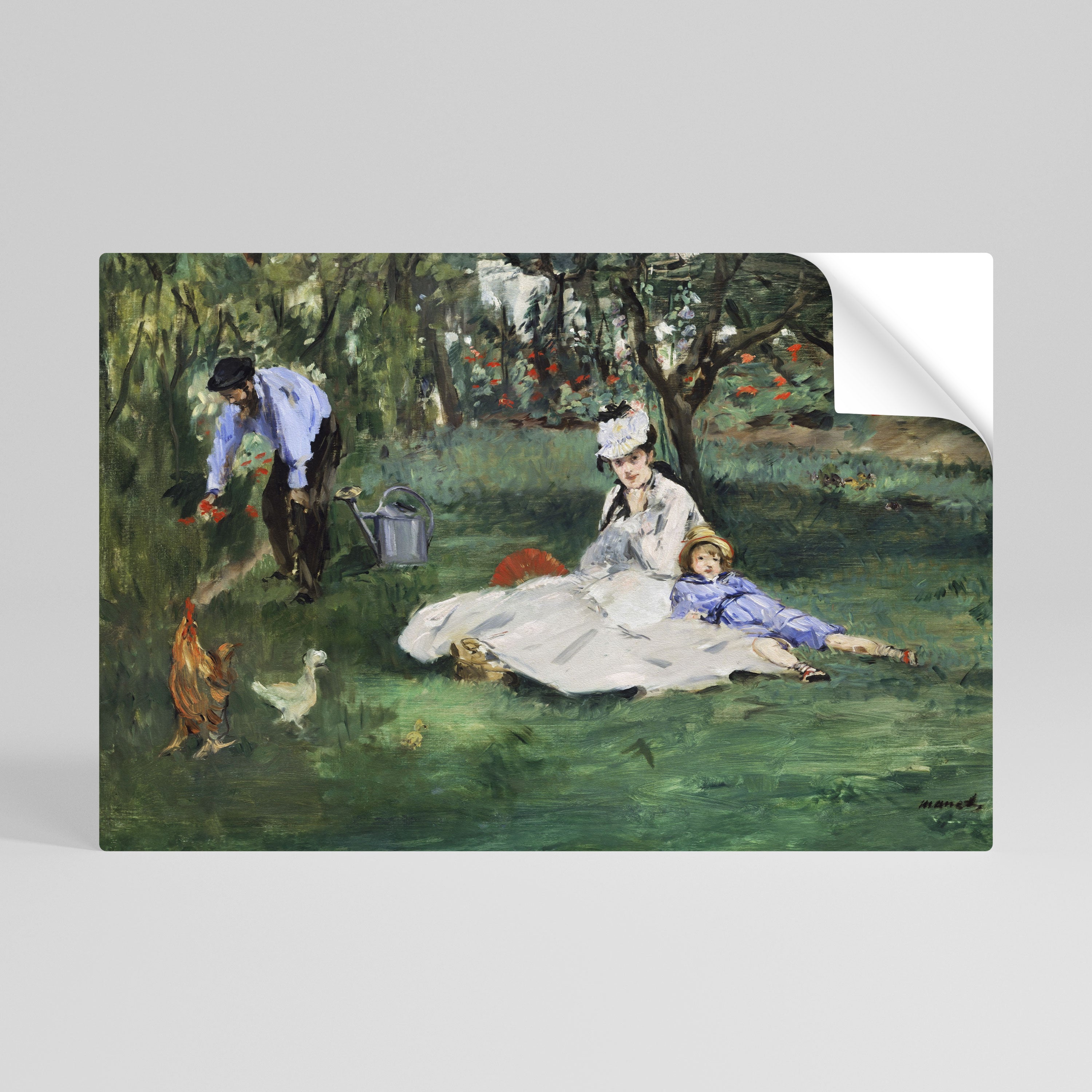 GARDEN OF CHARMS Självhäftande Horisontell Poster