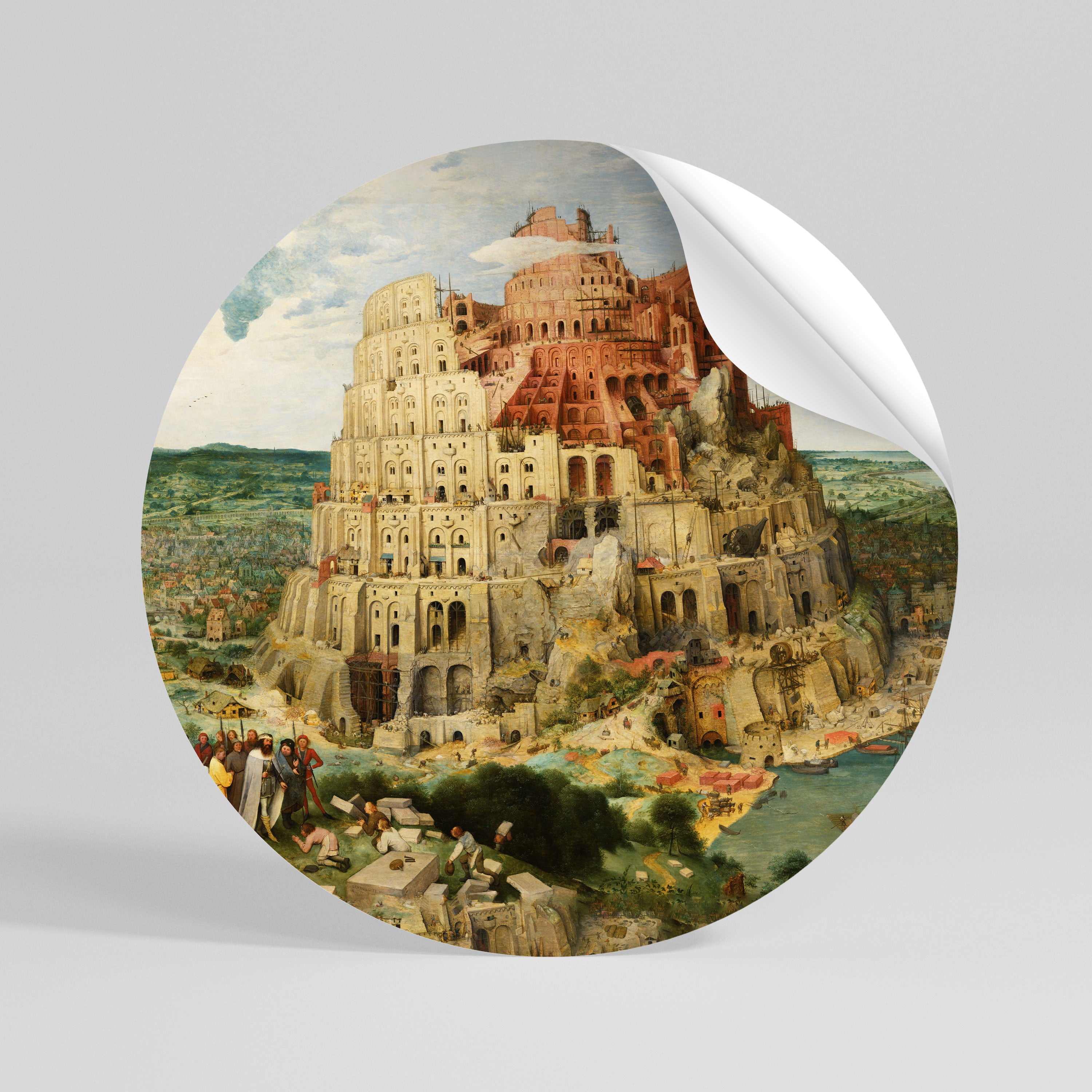 ECHOES OF AMBITION Rund väggdekal