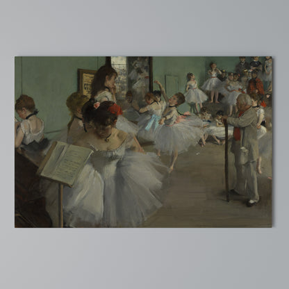 THE DANCE CLASS Horizontal Canvas Print