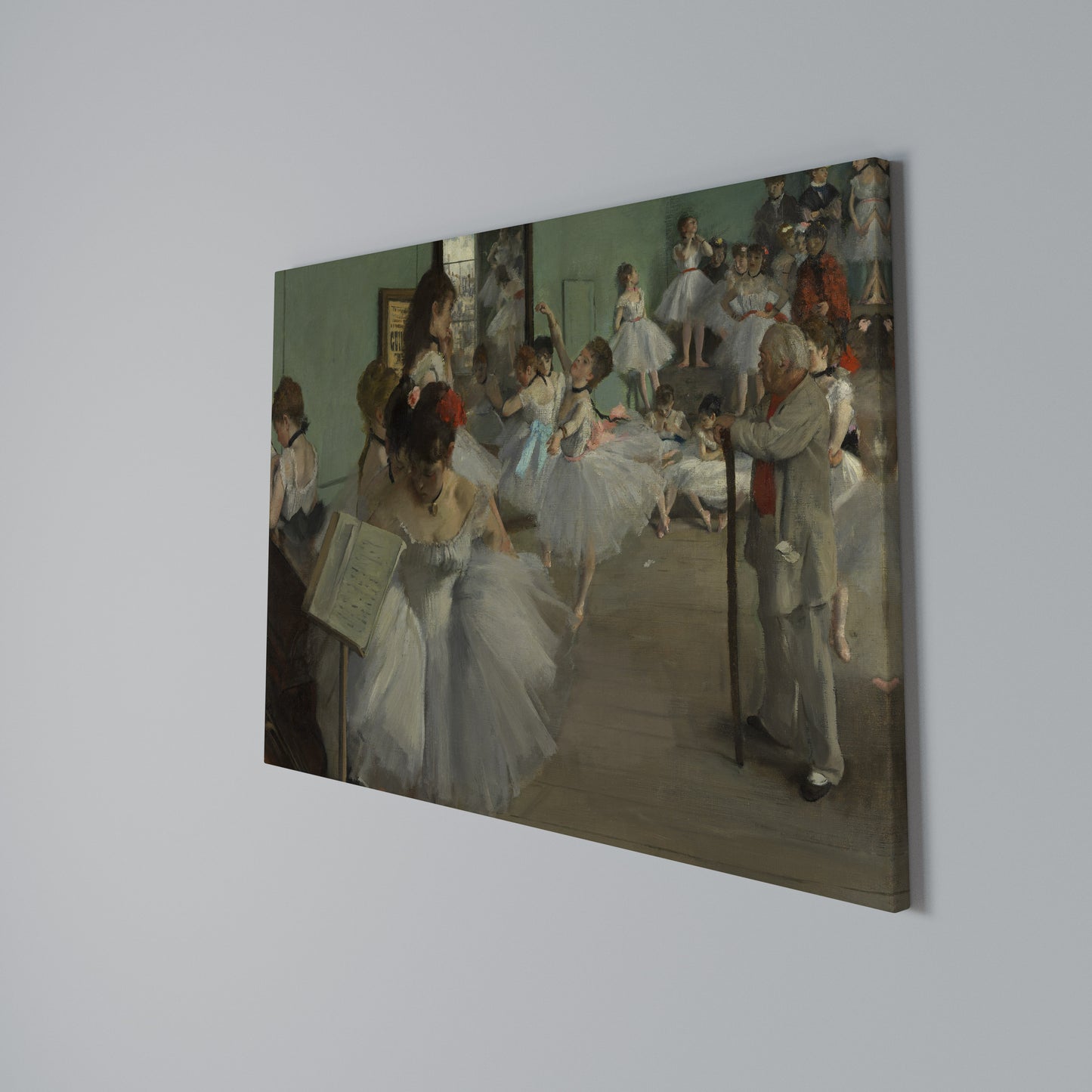 THE DANCE CLASS Horizontal Canvas Print