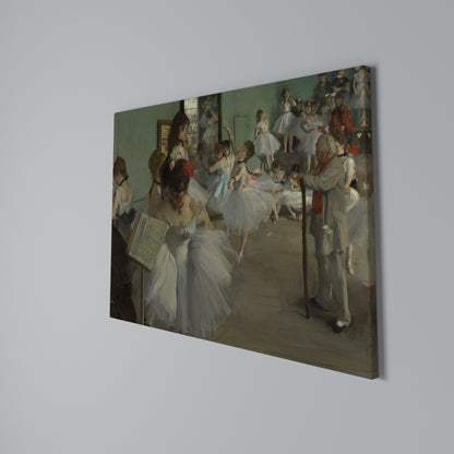 THE DANCE CLASS Horizontal Canvas Print