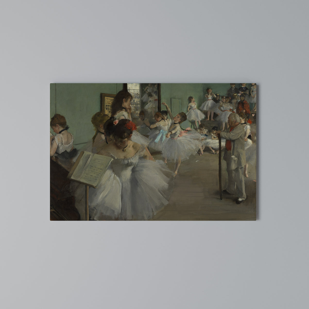 THE DANCE CLASS Horizontal Canvas Print