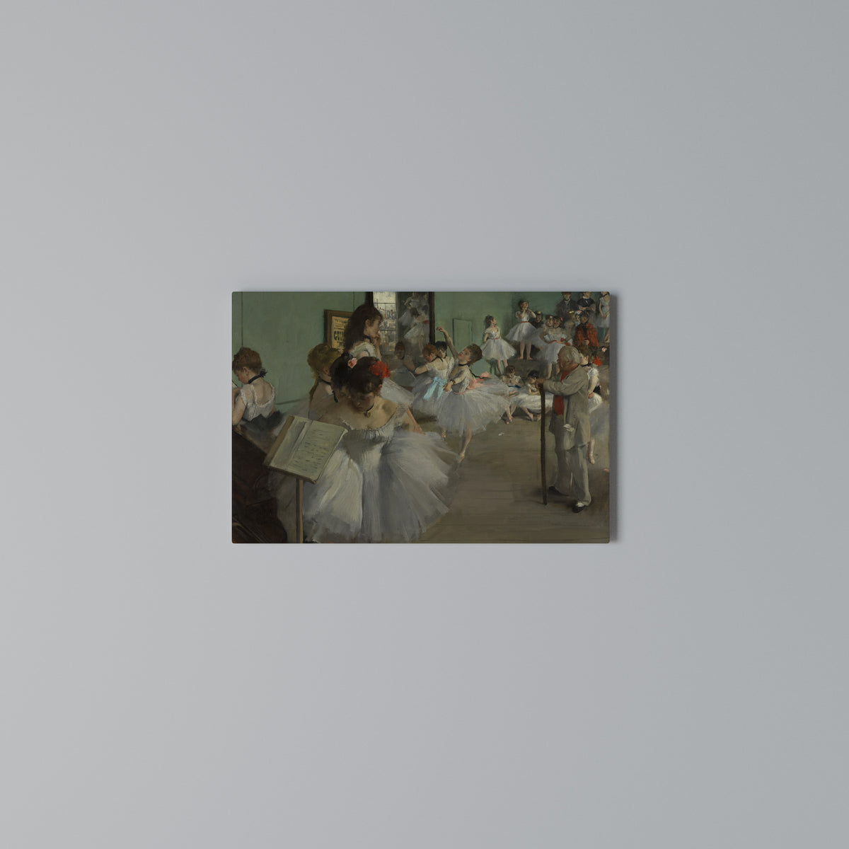 THE DANCE CLASS Horizontal Canvas Print