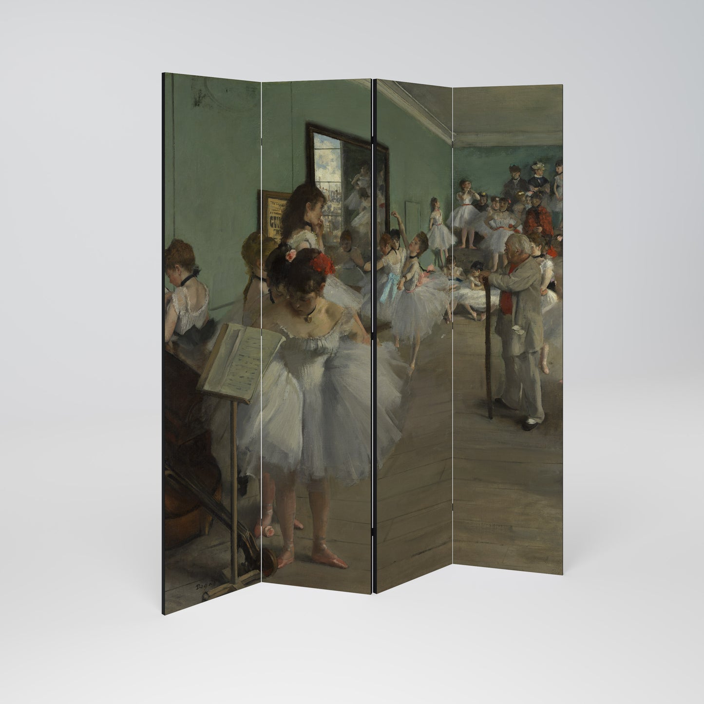 THE DANCE CLASS Rumsavdelare 4 paneler