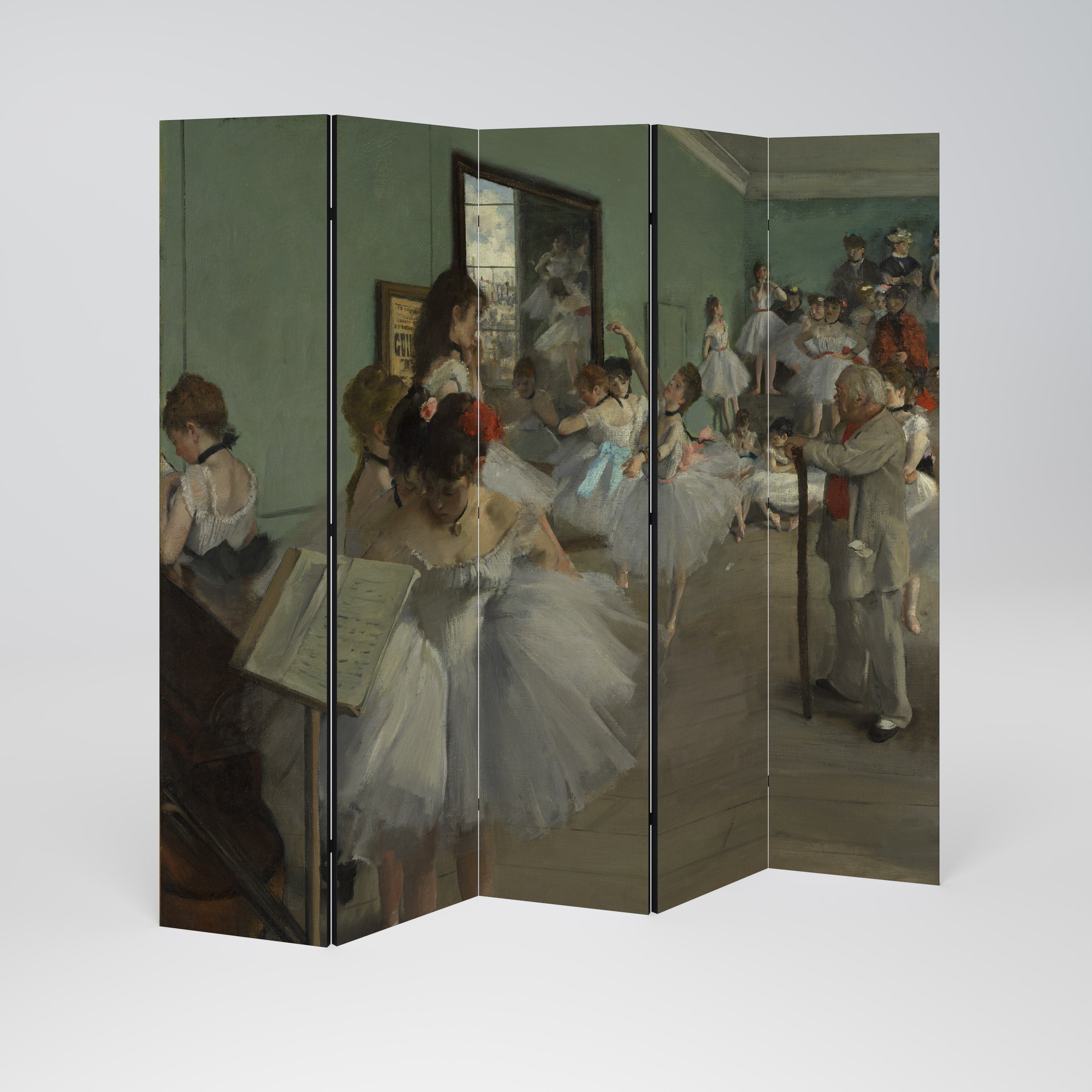 THE DANCE CLASS Dekorativ rumsavdelare – 5 paneler